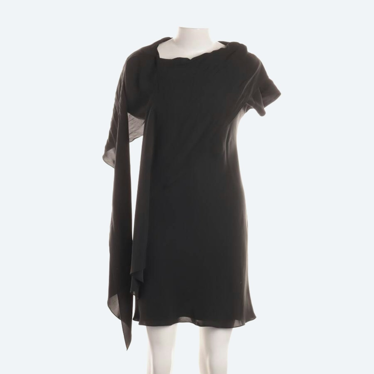 Image 1 of Silk Dress 36 Dark Gray in color Gray | Vite EnVogue