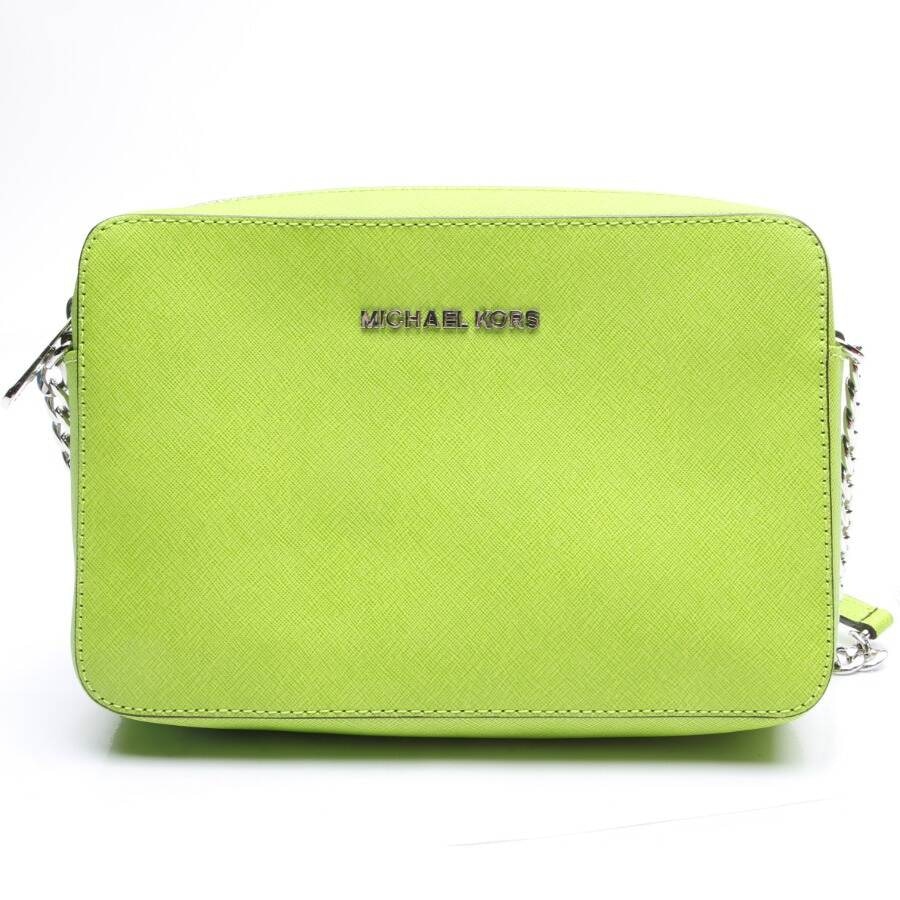 Michael Kors Heather women's leather bag Green | Caposerio.com