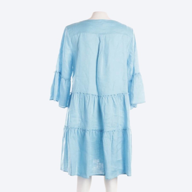 Image 2 of Linen Dress M Turquoise in color Blue | Vite EnVogue