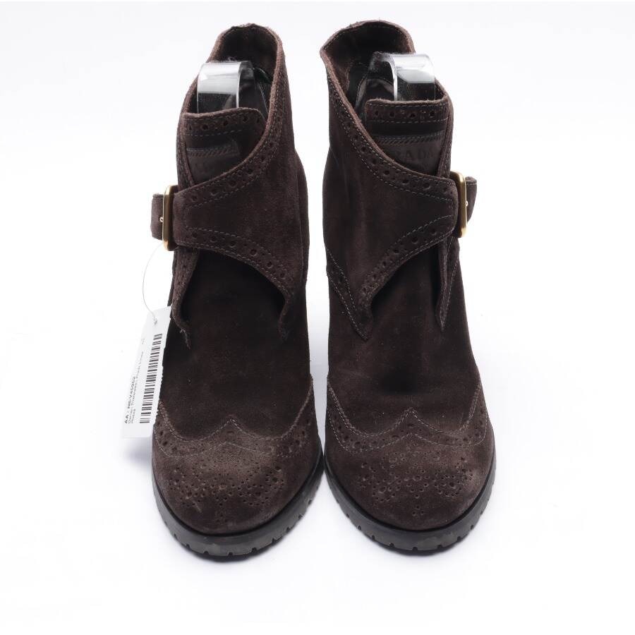 Image 2 of Ankle Boots EUR 40 Dark Brown in color Brown | Vite EnVogue
