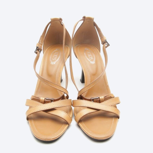 Image 2 of Heeled Sandals EUR 39 Camel in color Brown | Vite EnVogue