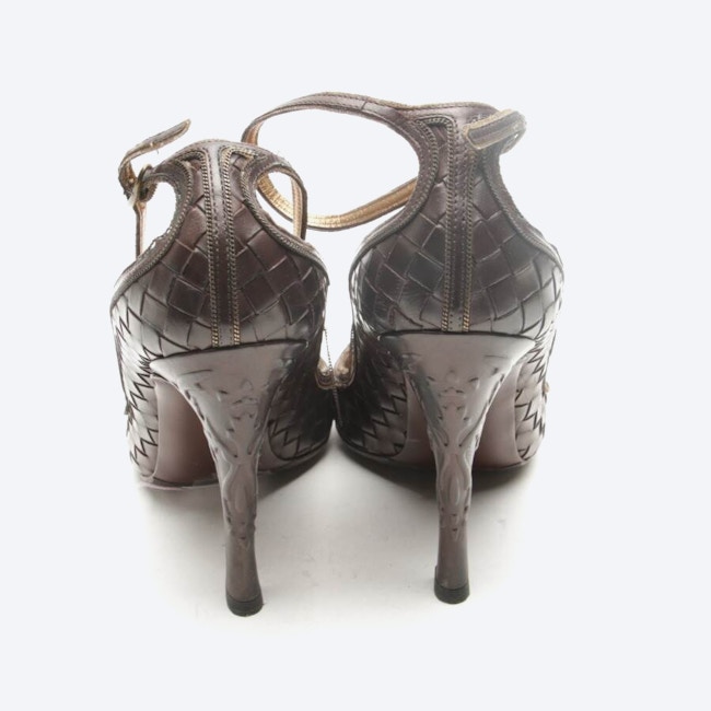 Image 3 of Heeled Sandals EUR 37 Dark Brown in color Brown | Vite EnVogue