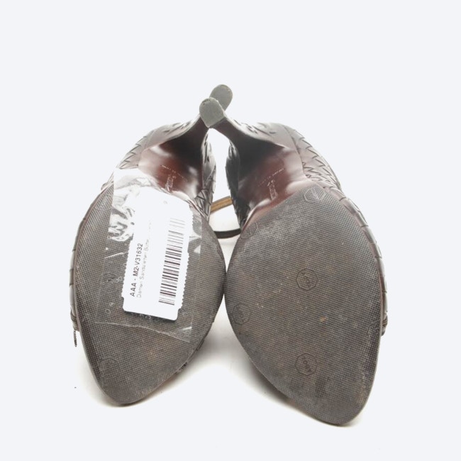 Image 4 of Heeled Sandals EUR 37 Dark Brown in color Brown | Vite EnVogue