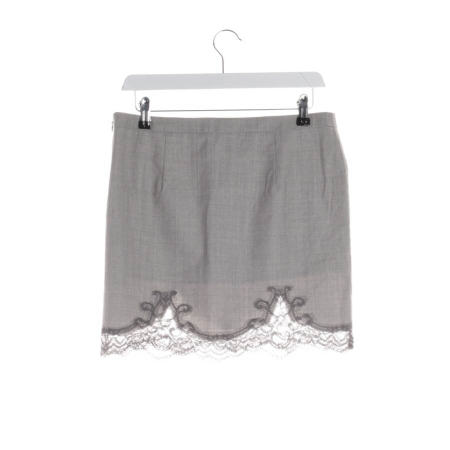 Image 2 of Mini Skirt 36 Light Gray in color Gray | Vite EnVogue