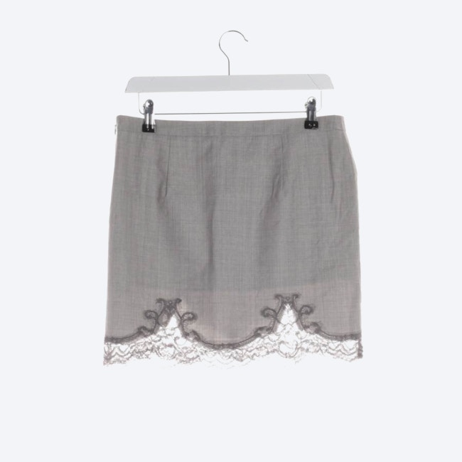 Image 2 of Mini Skirt 36 Light Gray in color Gray | Vite EnVogue