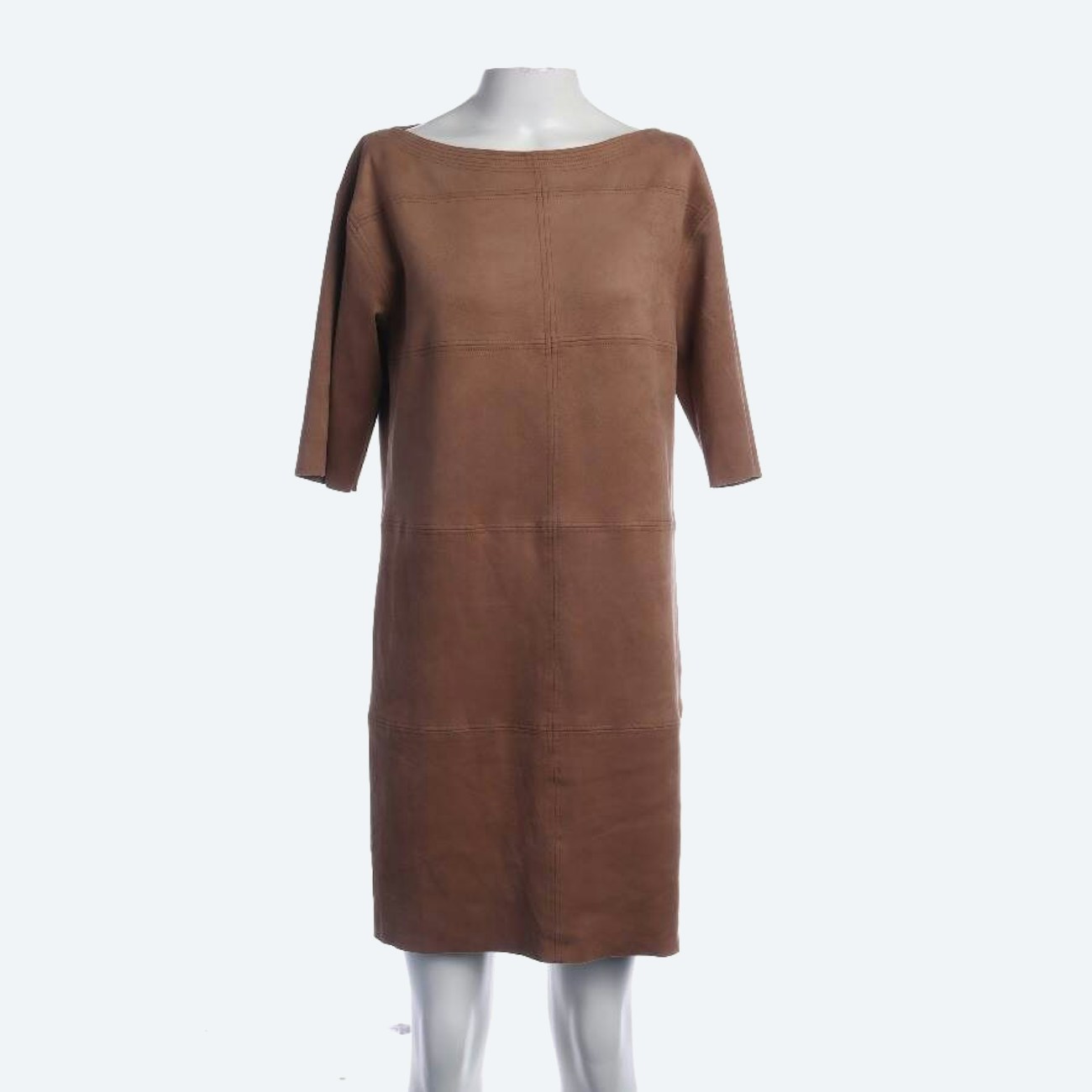 Image 1 of Dress 38 Camel in color Brown | Vite EnVogue