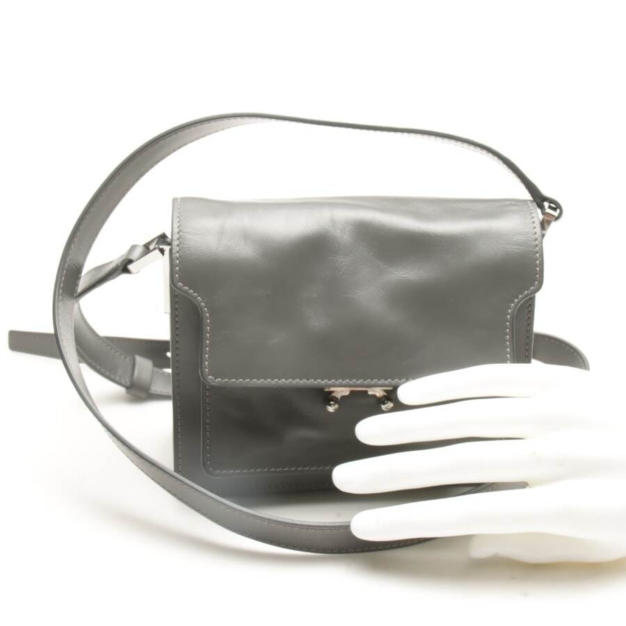 Image 4 of Trunk Mini Crossbody Bag Gray in color Gray | Vite EnVogue