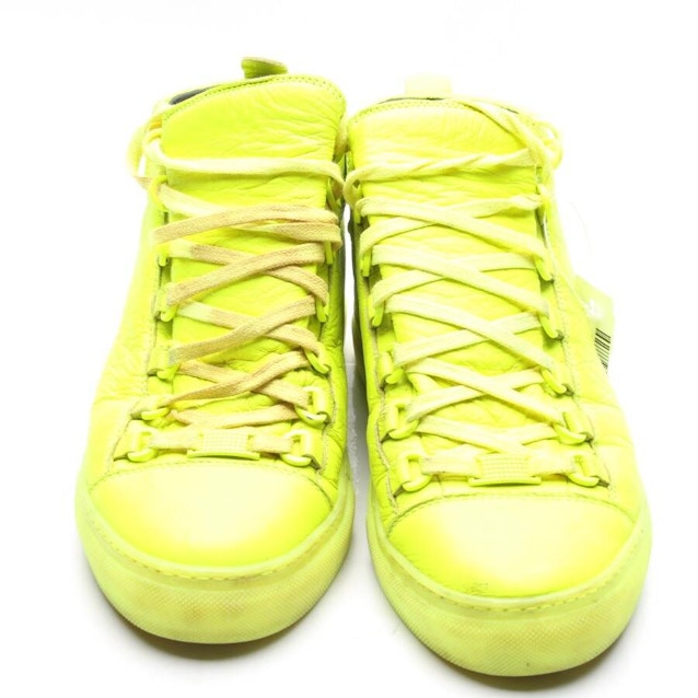 High-Top Sneakers EUR 39 Neon Yellow | Vite EnVogue
