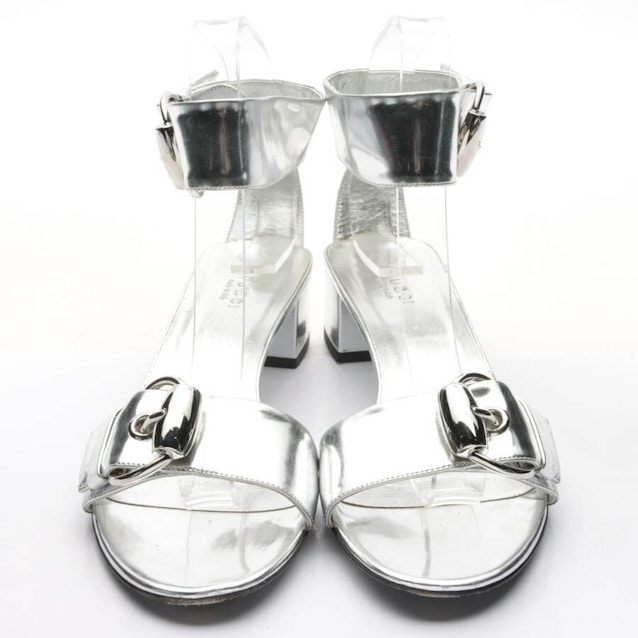 Heeled Sandals EUR 37.5 Silver | Vite EnVogue