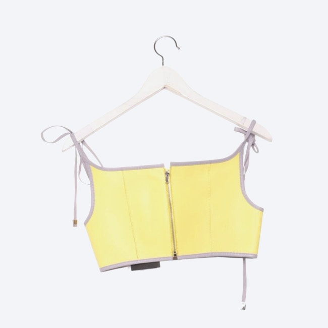 Image 2 of Leather Top 32 Yellow in color Yellow | Vite EnVogue