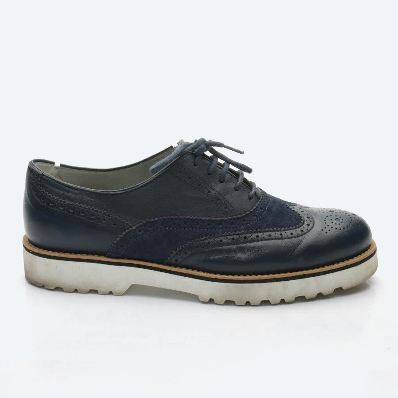 Image 1 of Lace-Up Shoes EUR38 Navy in color Blue | Vite EnVogue