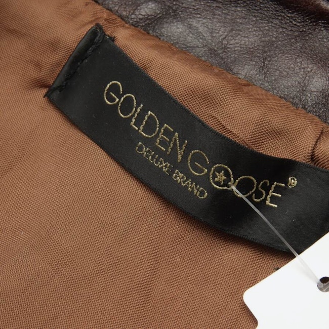 Image 5 of LeatherJacket S Dark Brown in color Brown | Vite EnVogue