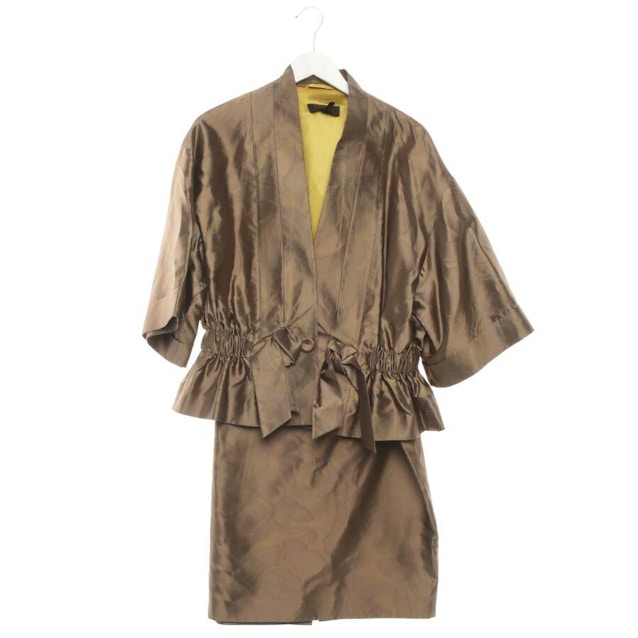 Image 1 of Silk Skirt Suit 46 Light Brown | Vite EnVogue