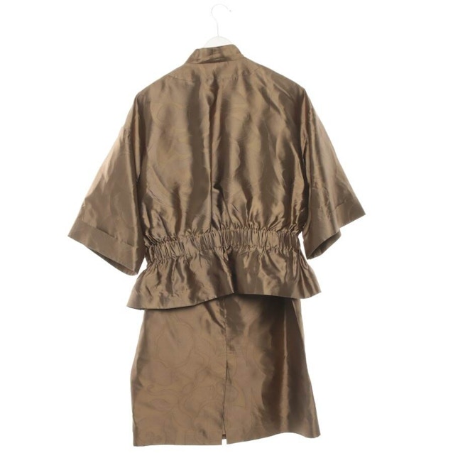 Silk Skirt Suit 46 Light Brown | Vite EnVogue