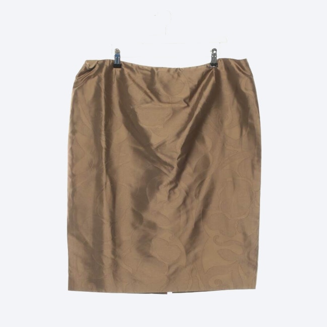 Image 3 of Silk Skirt Suit 46 Light Brown in color Brown | Vite EnVogue