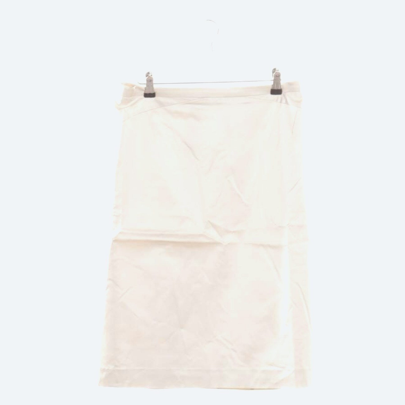 Image 1 of Skirt 36 Beige in color White | Vite EnVogue