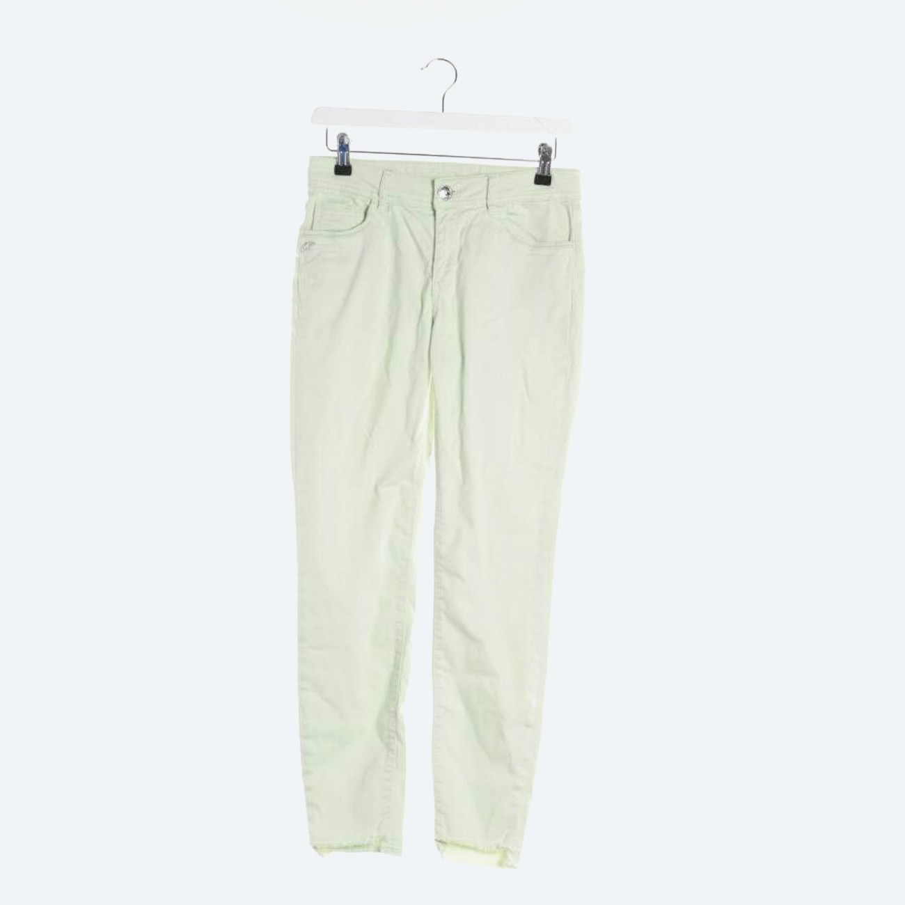 Image 1 of Jeans Slim Fit W28 Light Green in color Green | Vite EnVogue