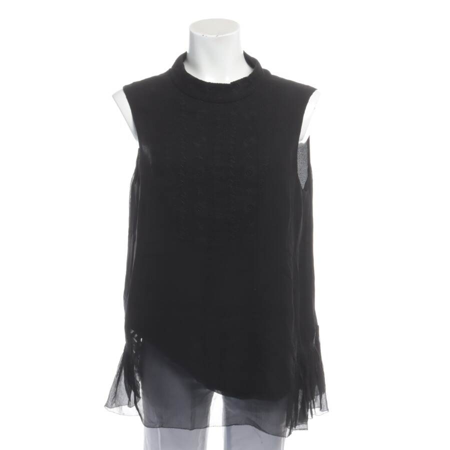 Image 1 of Silk Top XL Black in color Black | Vite EnVogue