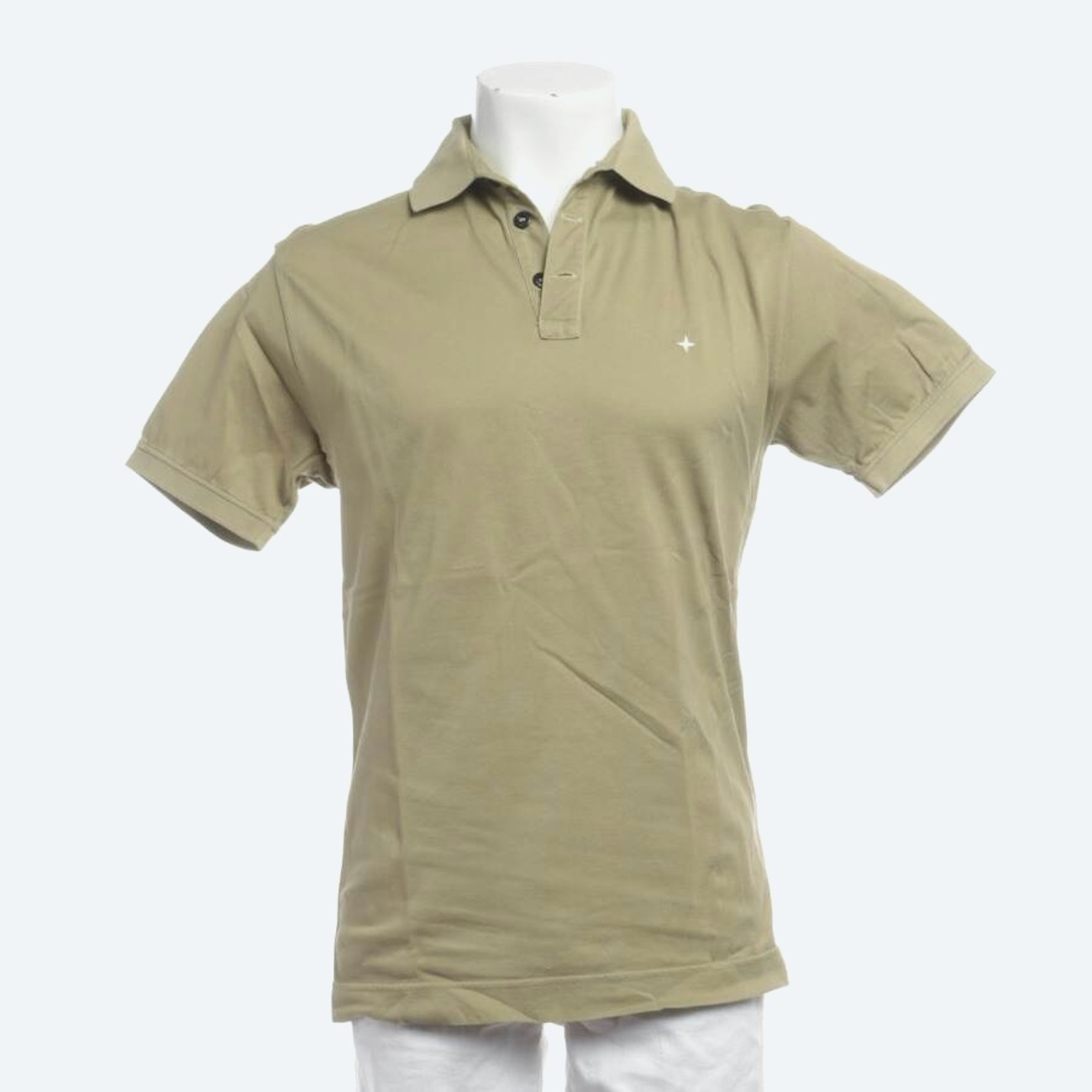 Image 1 of Polo Shirt S Olive Green in color Green | Vite EnVogue
