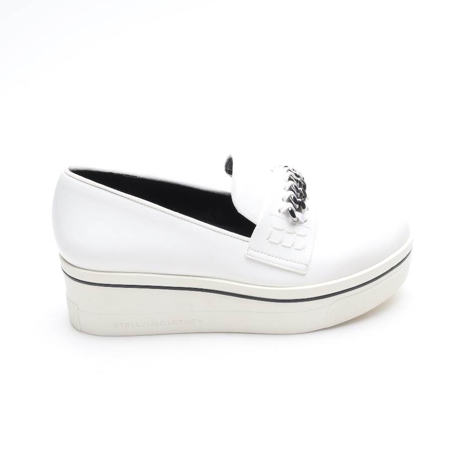 Image 1 of Loafers EUR 37 White in color White | Vite EnVogue
