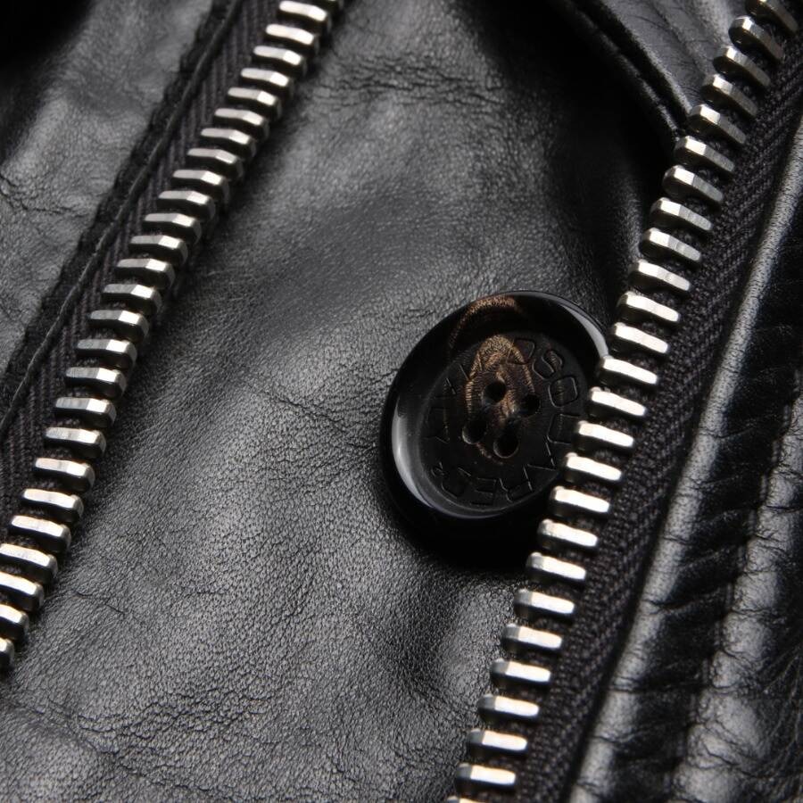 Image 4 of Leather Jacket 52 Black in color Black | Vite EnVogue
