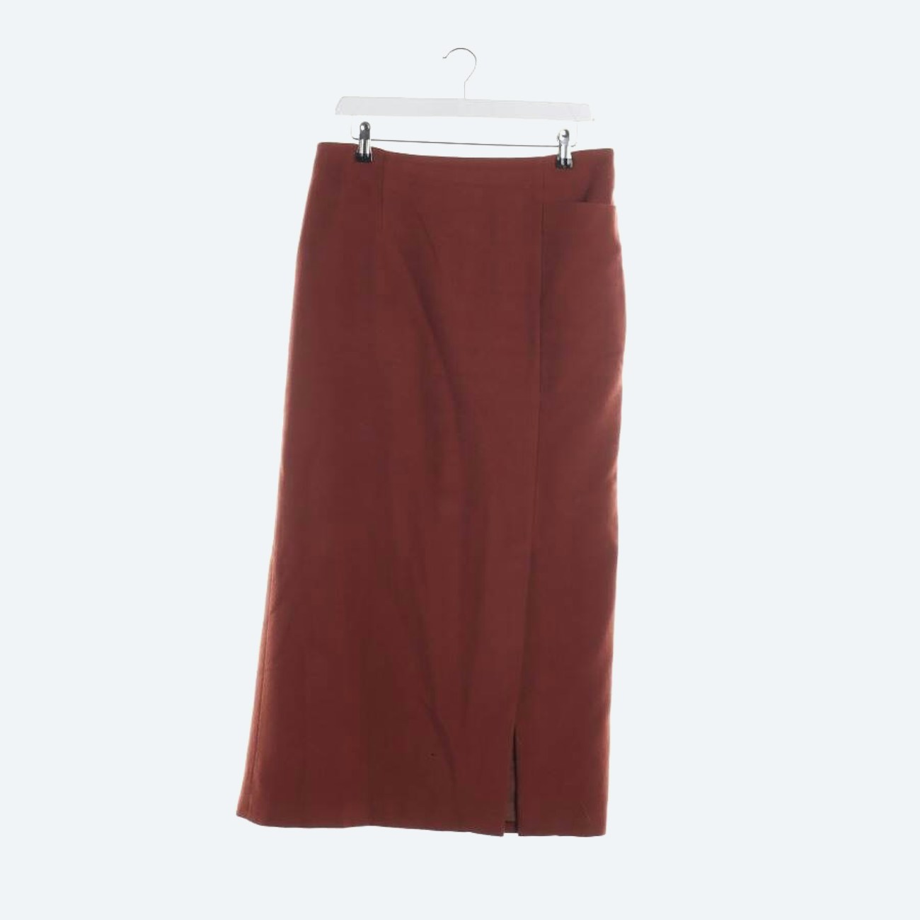 Image 1 of Skirt 42 Brown in color Brown | Vite EnVogue