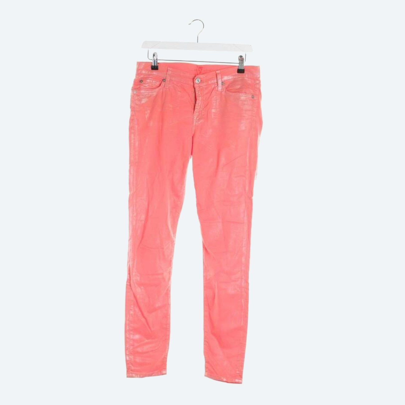 Image 1 of Trousers W29 Neon Orange in color Neon | Vite EnVogue