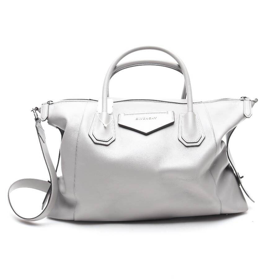 Image 1 of Antigona Medium Handbag Light Gray in color Gray | Vite EnVogue