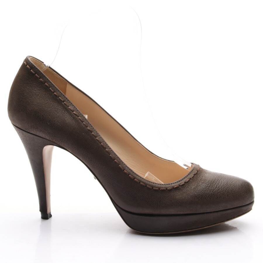 Image 1 of High Heels EUR38 Dark Brown in color Brown | Vite EnVogue