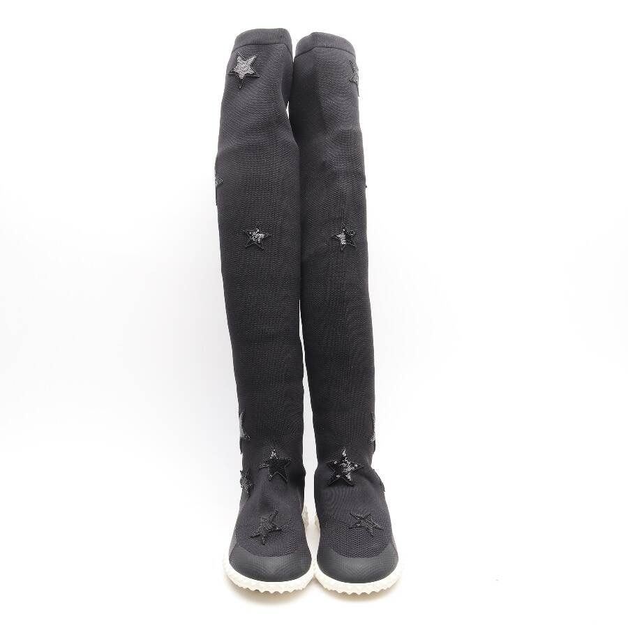 Image 2 of Overknee Boots EUR 40 Black in color Black | Vite EnVogue