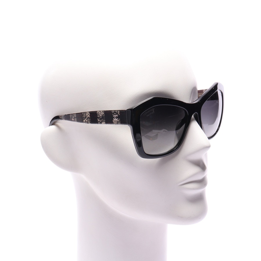 Image 2 of 5296-A Sunglasses Black in color Black | Vite EnVogue