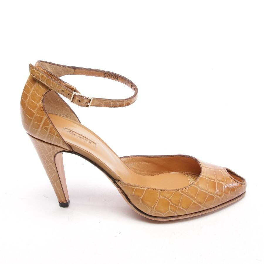 Image 1 of Heeled Sandals EUR 39.5 Brown in color Brown | Vite EnVogue