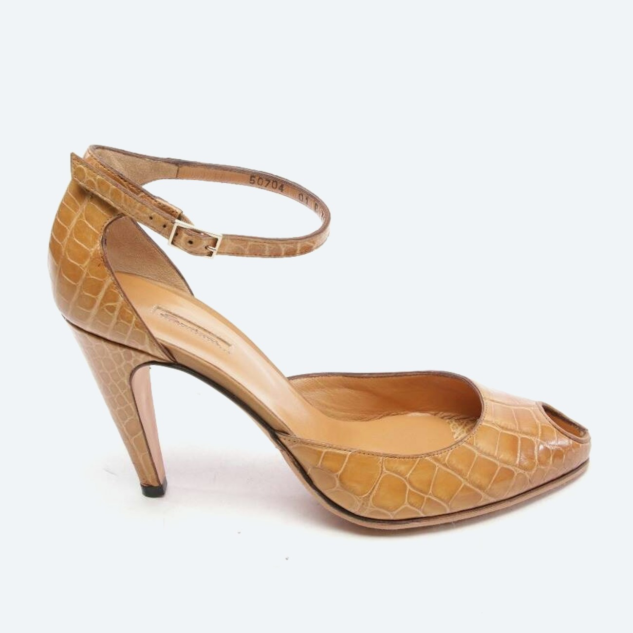 Image 1 of Heeled Sandals EUR 39.5 Brown in color Brown | Vite EnVogue