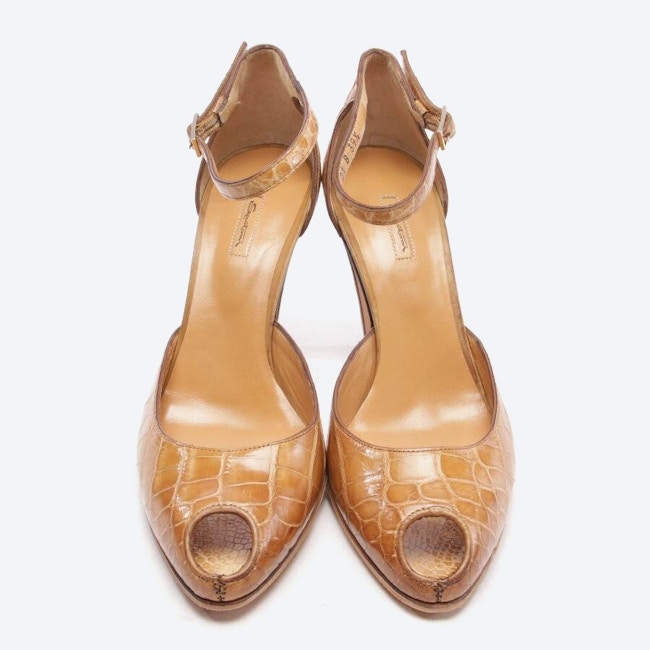 Image 2 of Heeled Sandals EUR 39.5 Brown in color Brown | Vite EnVogue