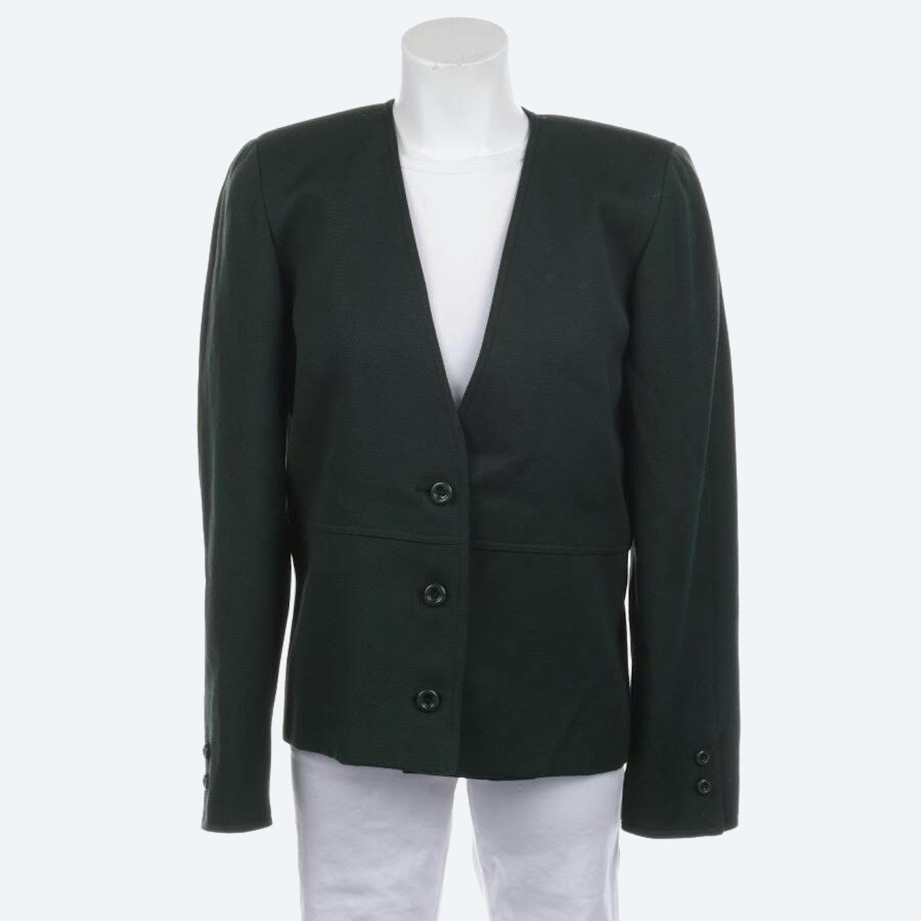 Image 1 of Wool Blazer 34 Darkgreen in color Green | Vite EnVogue