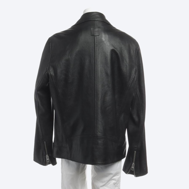Image 2 of Leather Jacket 58 Black in color Black | Vite EnVogue