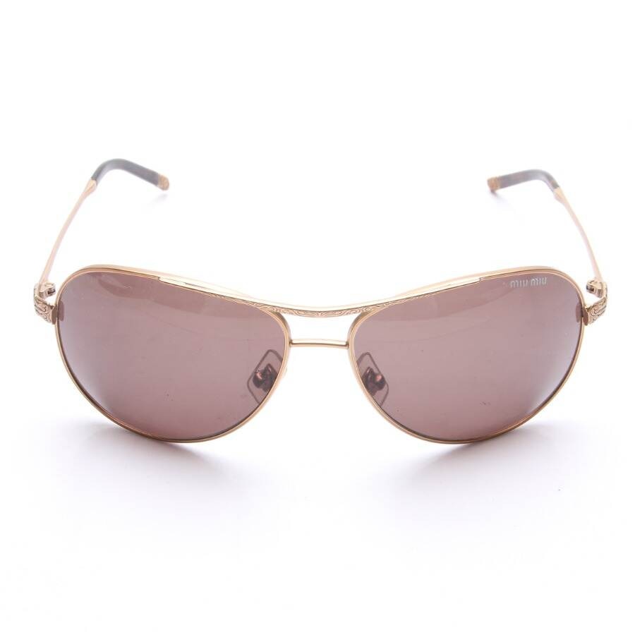 Image 1 of SMU54H Sunglasses Gold in color Metallic | Vite EnVogue