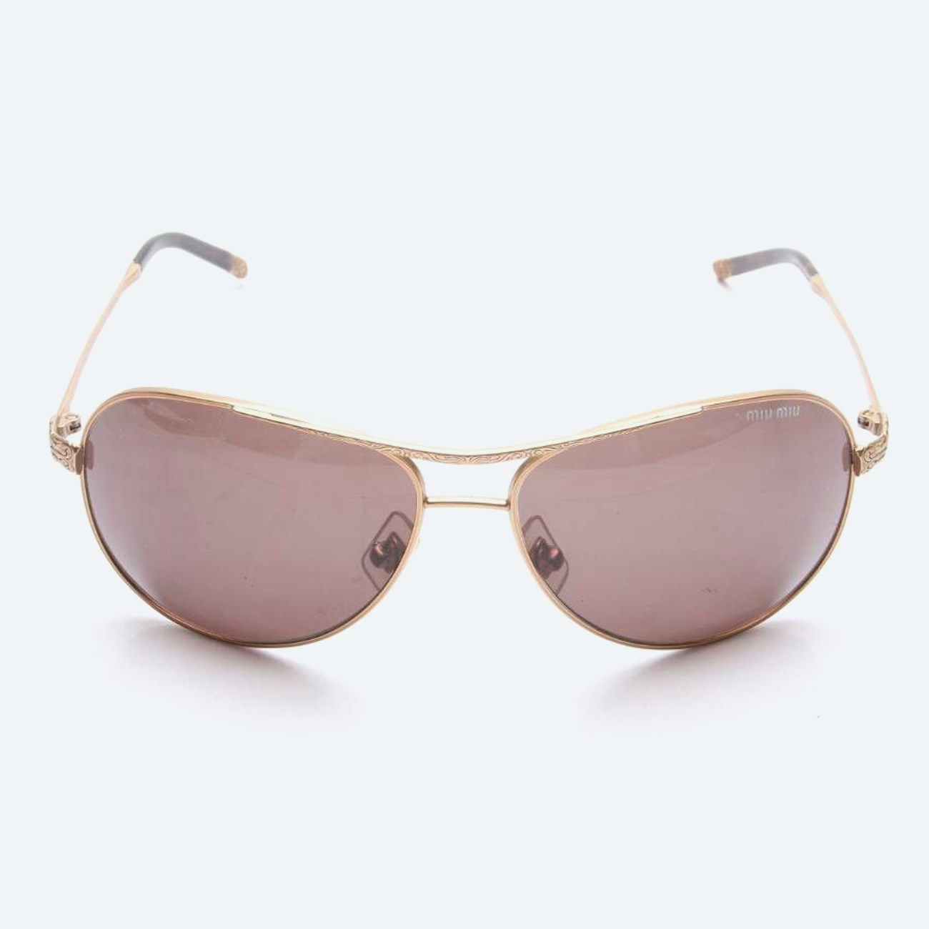 Image 1 of SMU54H Sunglasses Gold in color Metallic | Vite EnVogue