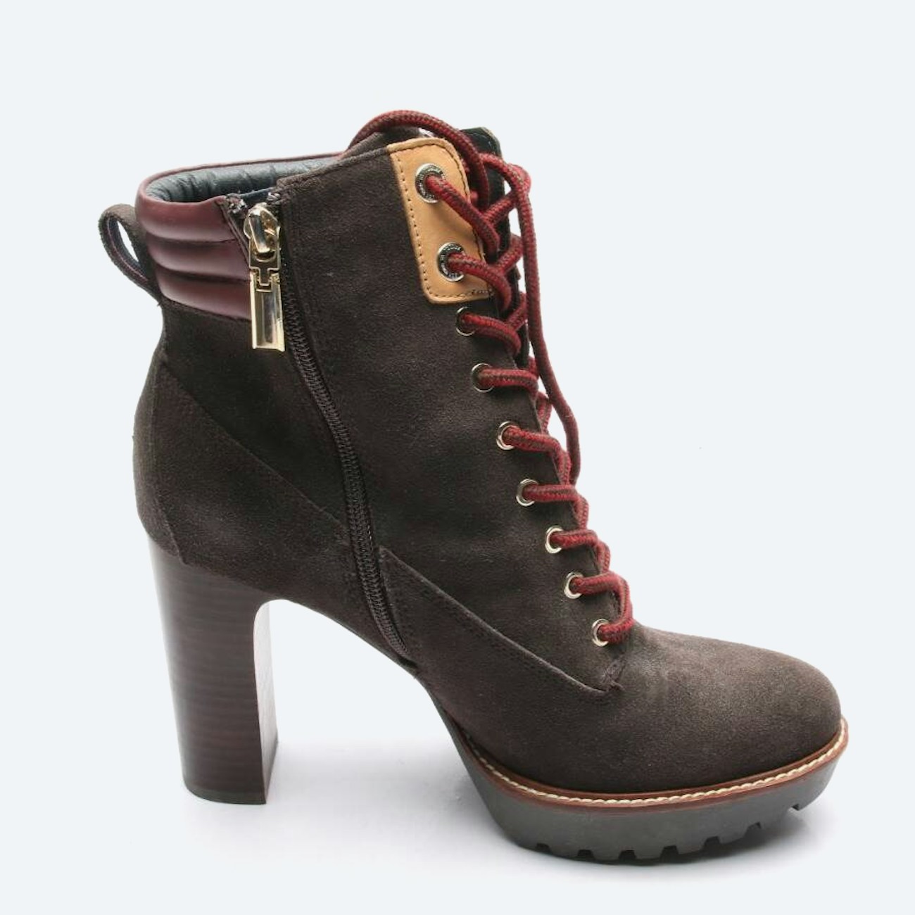 Image 1 of Ankle Boots EUR 39 Dark Brown in color Brown | Vite EnVogue