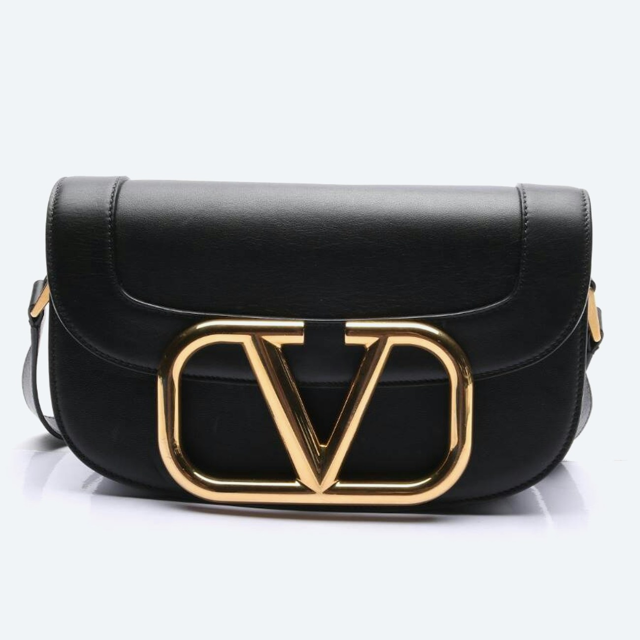 Image 1 of Modell Loco big V Shoulder Bag Black in color Black | Vite EnVogue