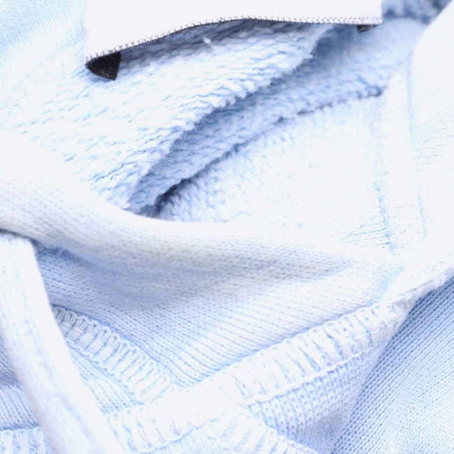 Image 3 of Hooded Sweatshirt M Light Blue in color Blue | Vite EnVogue