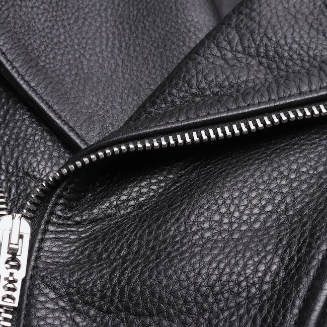 Image 3 of LeatherJacket 44 Black in color Black | Vite EnVogue