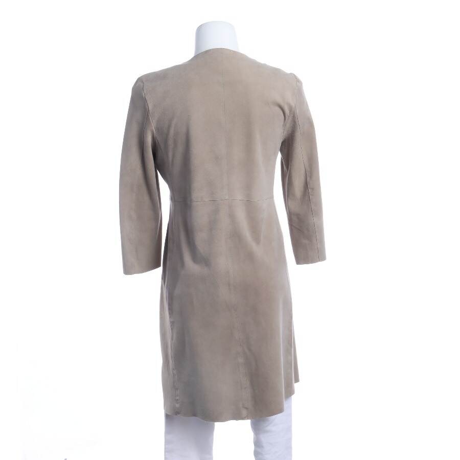 Image 2 of Leather Coat 36 Light Brown in color Brown | Vite EnVogue