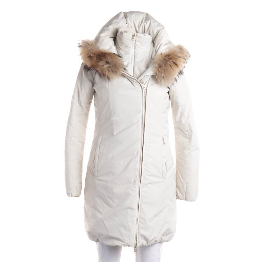 Image 1 of Arctic Parka Winter Jacket M Beige in color White | Vite EnVogue