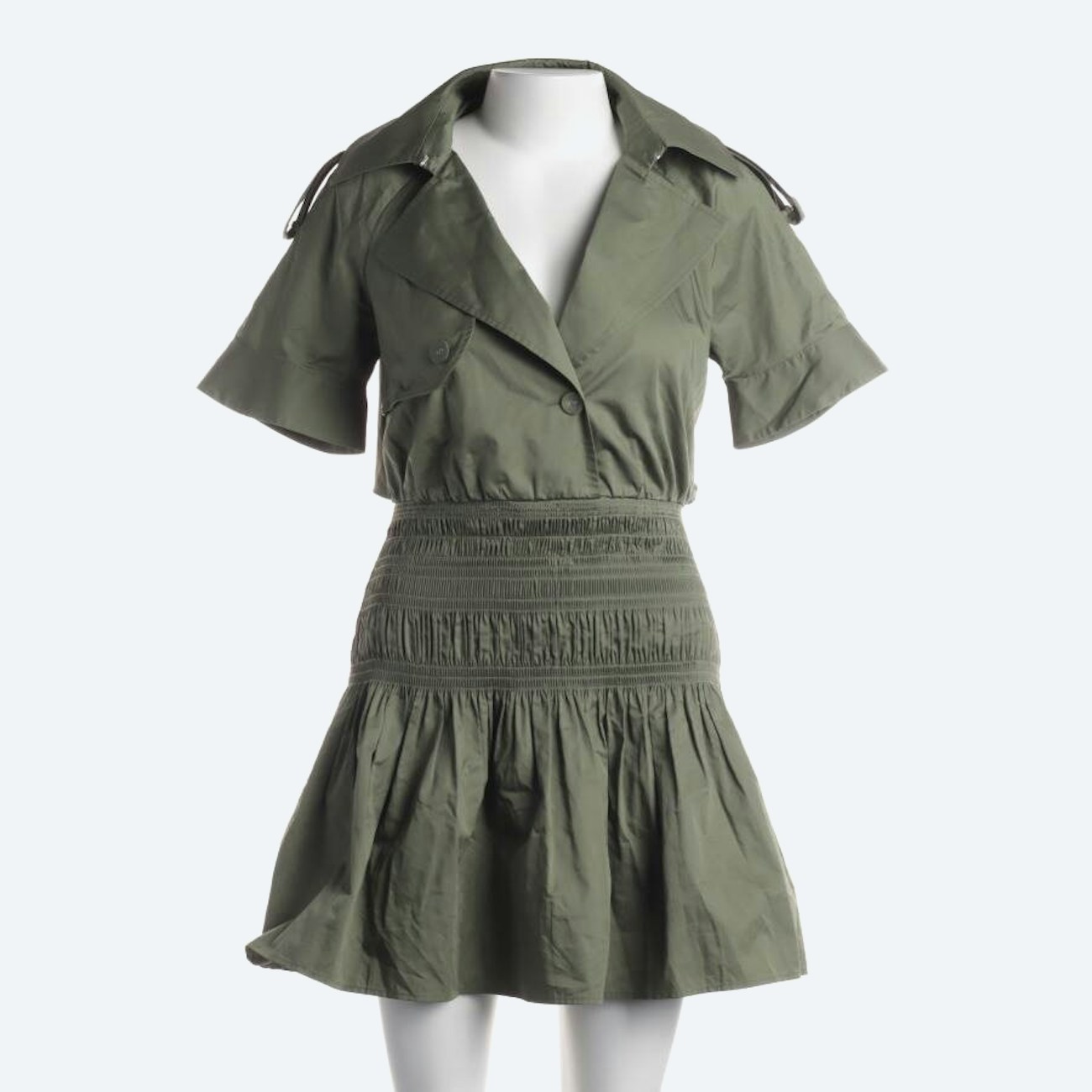 Image 1 of Dress M Olive Green in color Green | Vite EnVogue