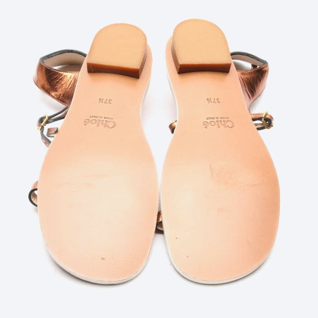 Image 4 of Heeled Sandals EUR 37.5 Copper in color Metallic | Vite EnVogue