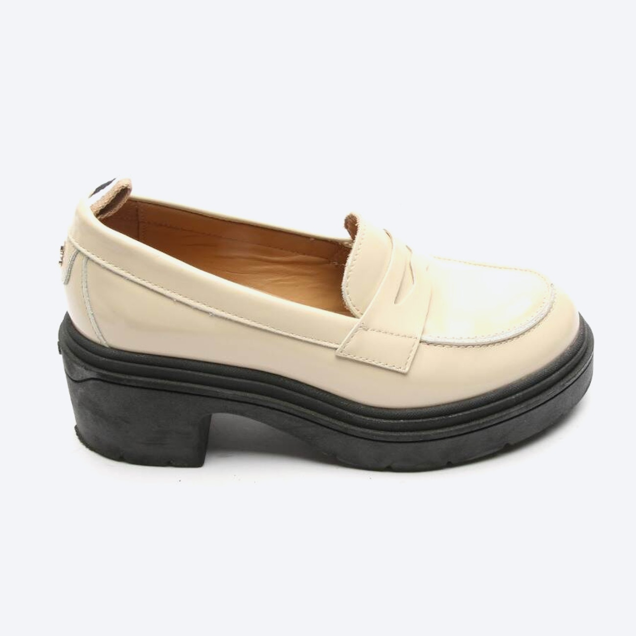 Image 1 of Loafers EUR 39 Beige in color White | Vite EnVogue