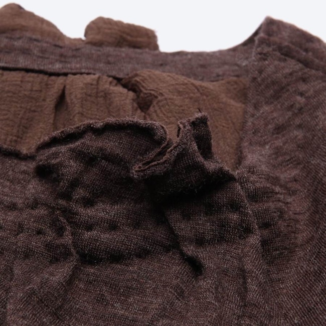 Image 3 of Wool Shirt 36 Dark Brown in color Brown | Vite EnVogue