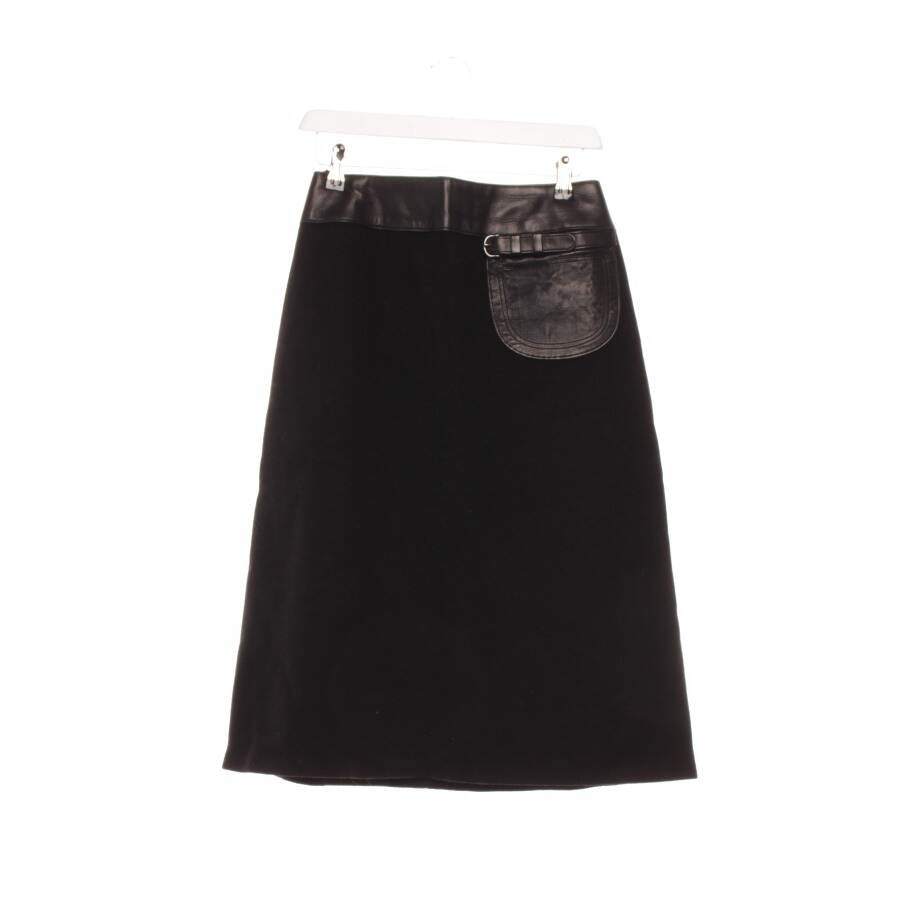 Image 1 of Skirt 36 Black in color Black | Vite EnVogue