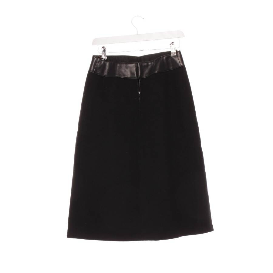 Image 2 of Skirt 36 Black in color Black | Vite EnVogue